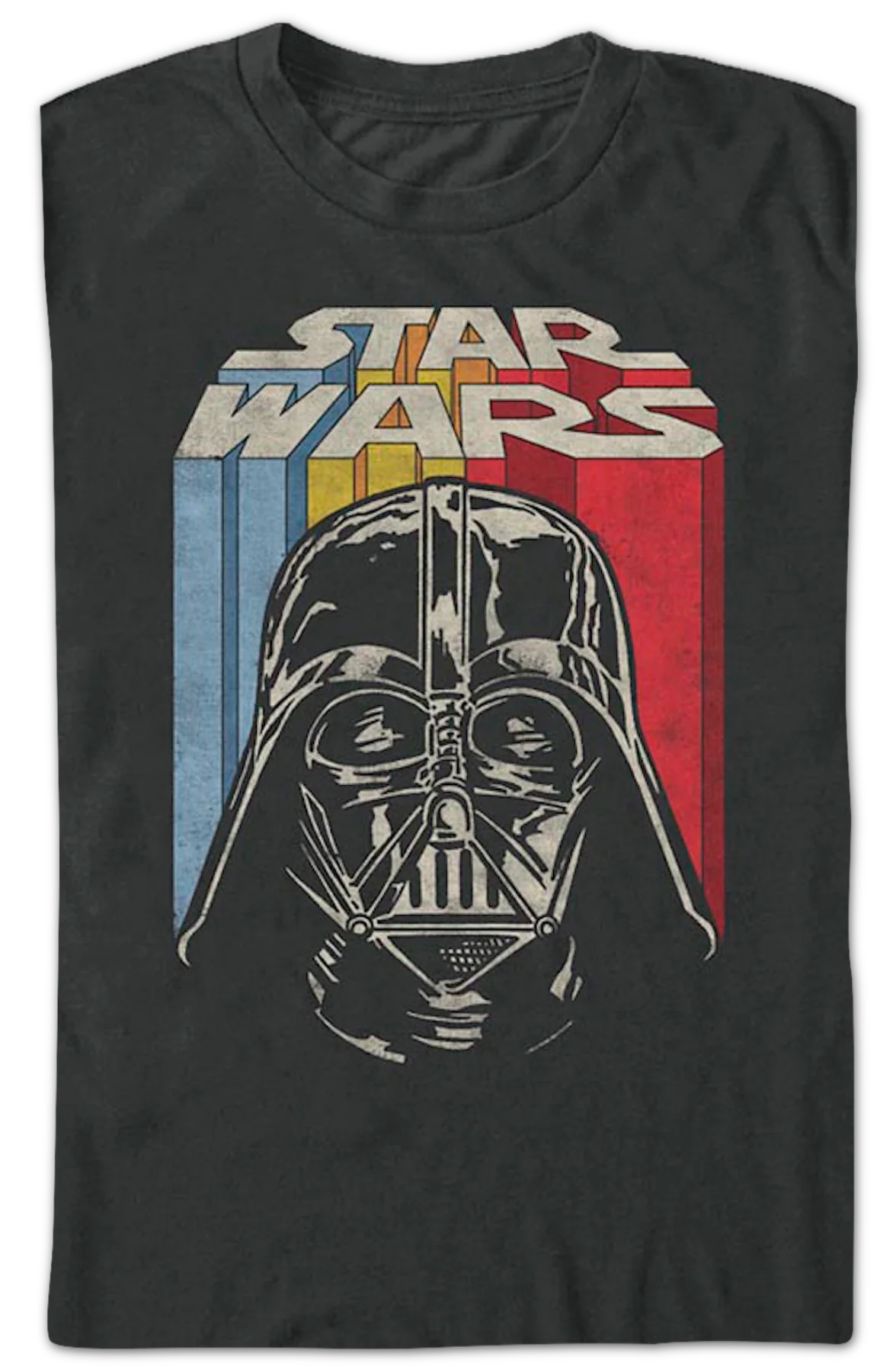 Darth Vader Retro Helmet Star Wars T-Shirt - Image 2