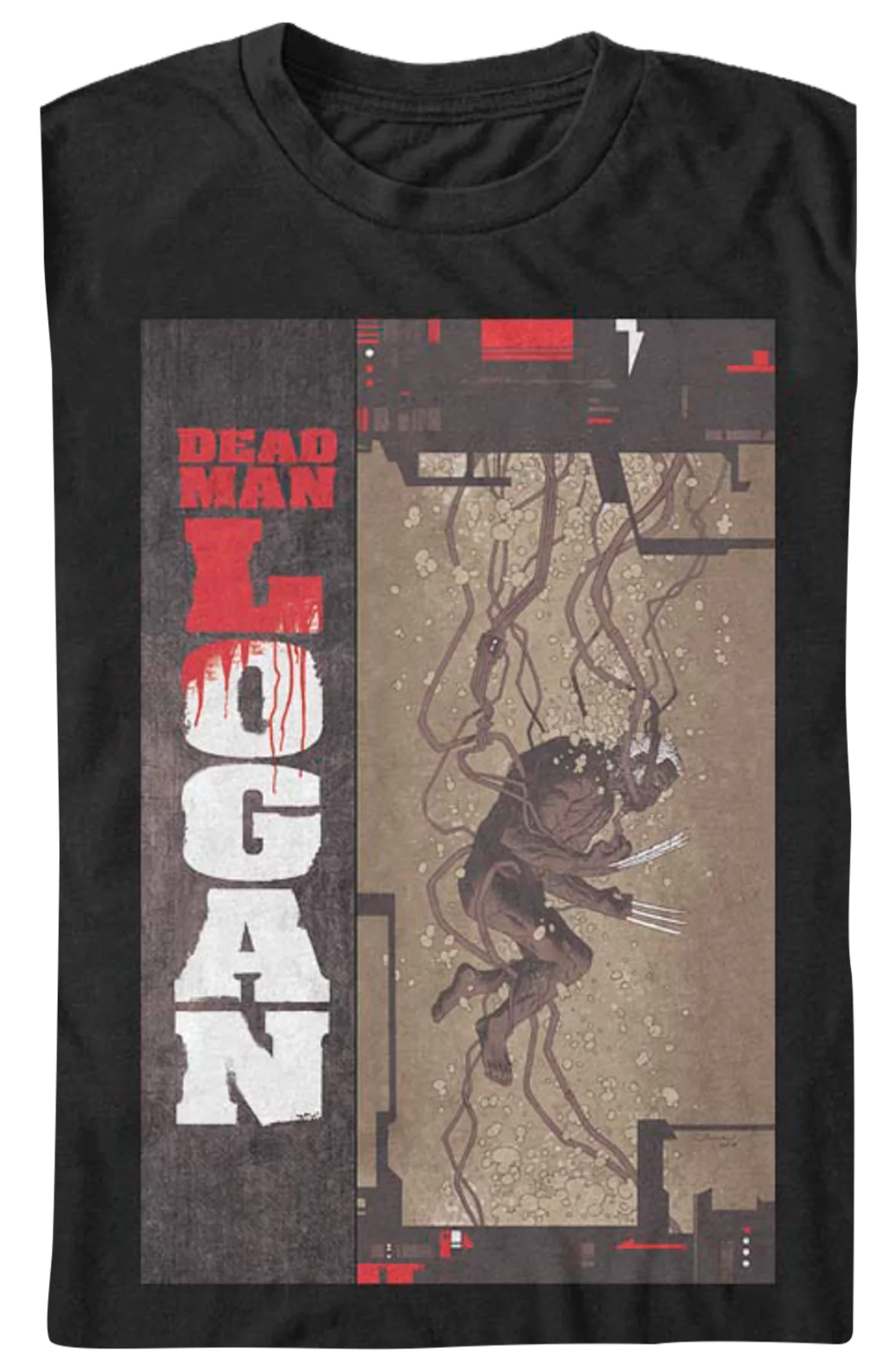 Dead Man Logan Marvel Comics T-Shirt - Image 2