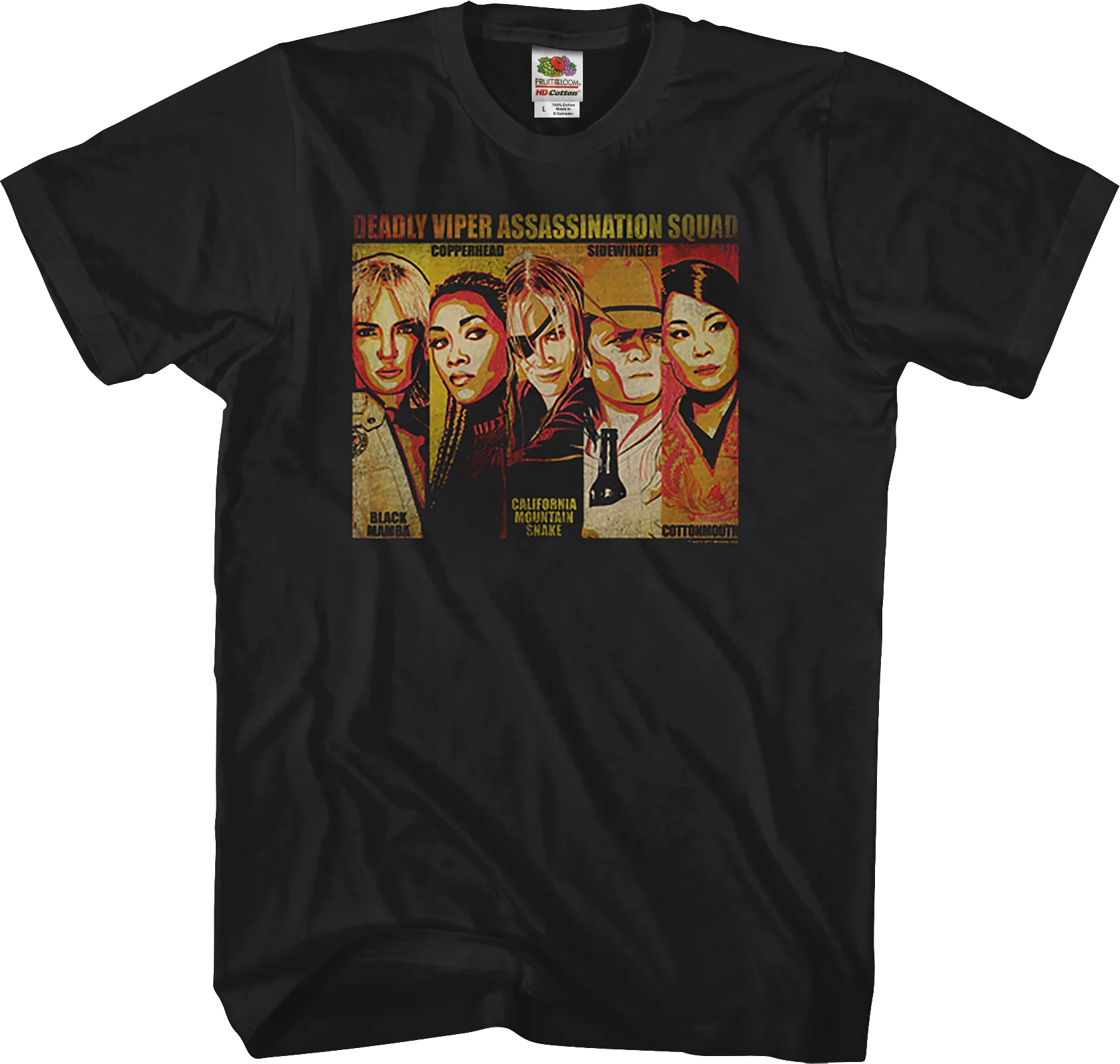 Deadly Viper Assassination Squad Kill Bill T-Shirt
