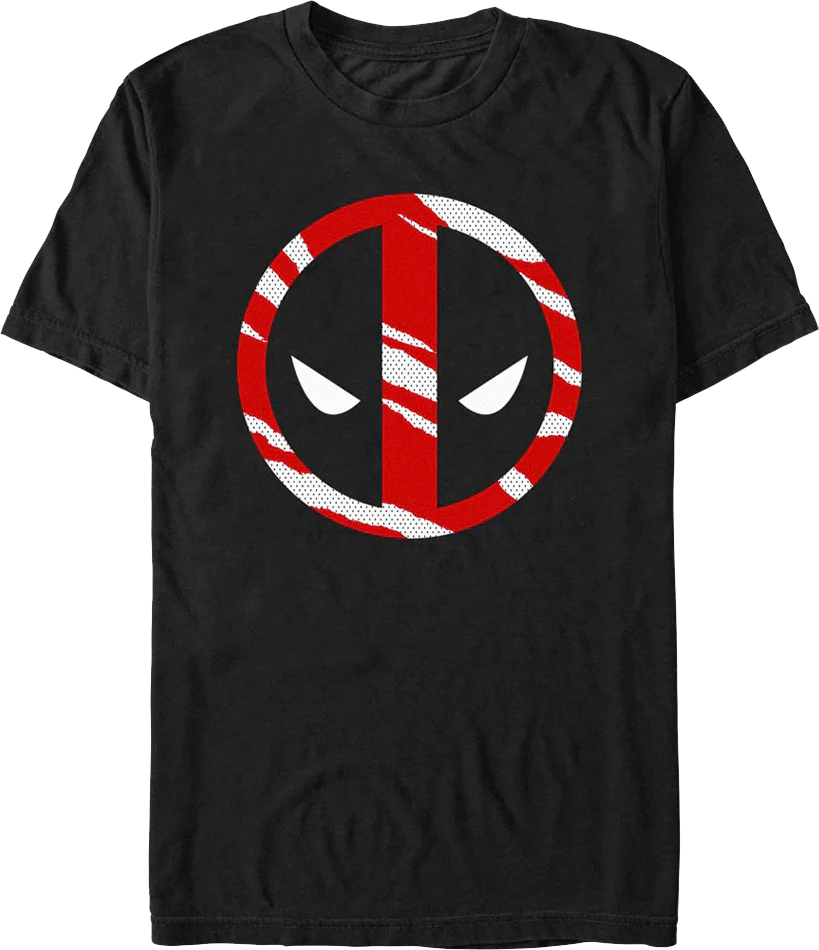Deadpool Partially Colored Logo Marvel Comics T-Shirt