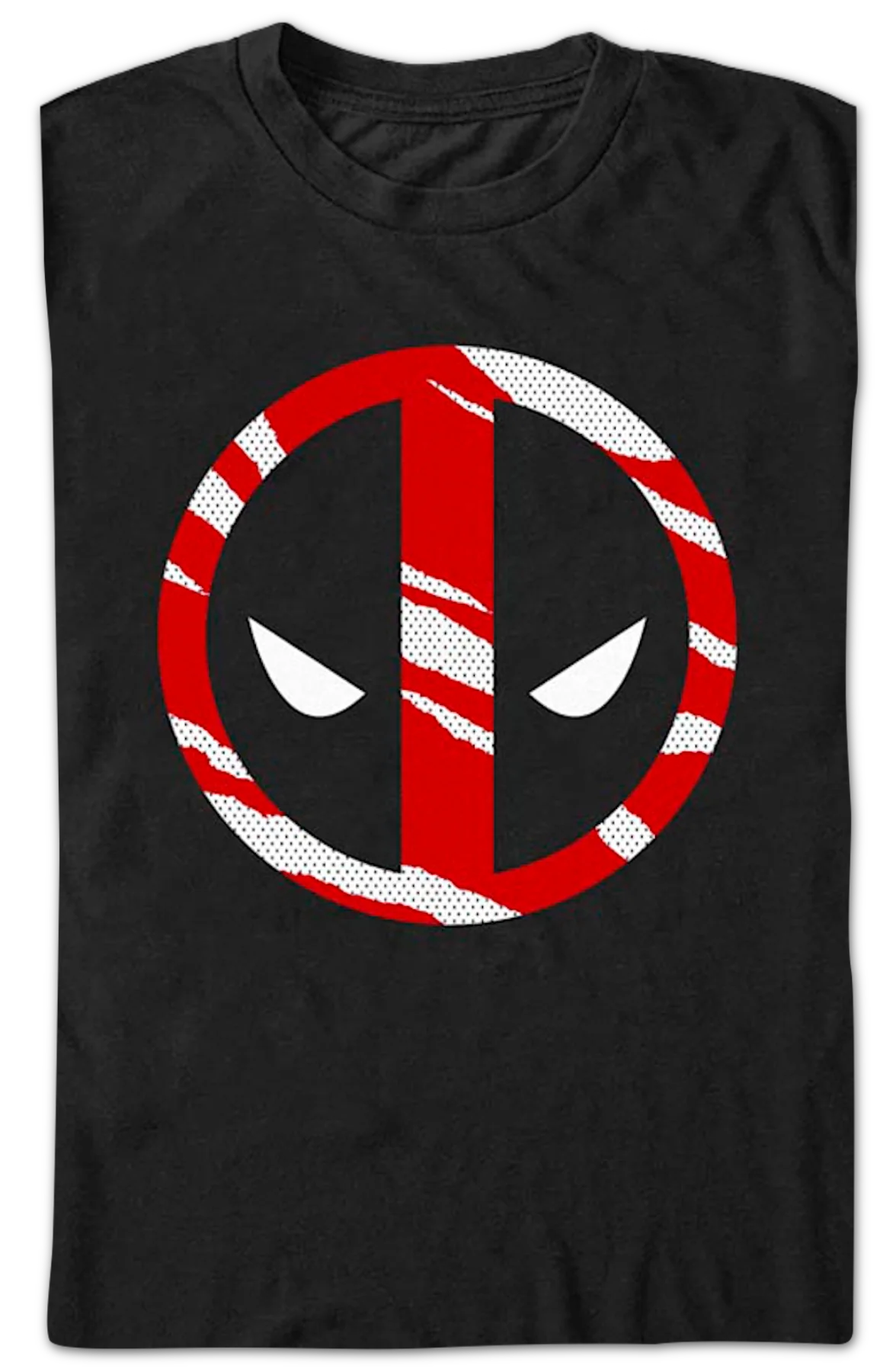 Deadpool Partially Colored Logo Marvel Comics T-Shirt - Image 2
