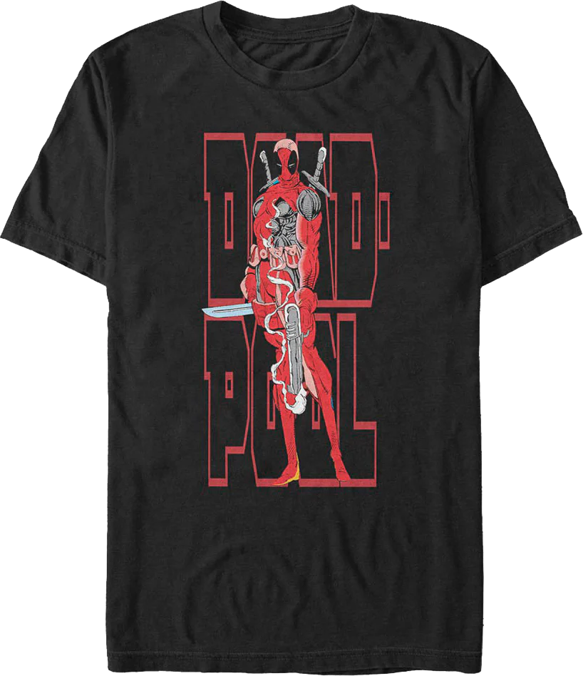Deadpool Smoking Gun Marvel Comics T-Shirt