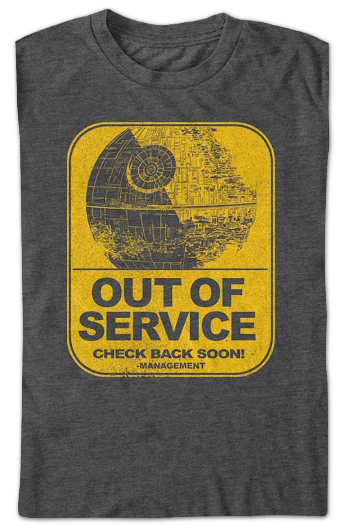 Death Star Out Of Service Star Wars T-Shirt - Image 2