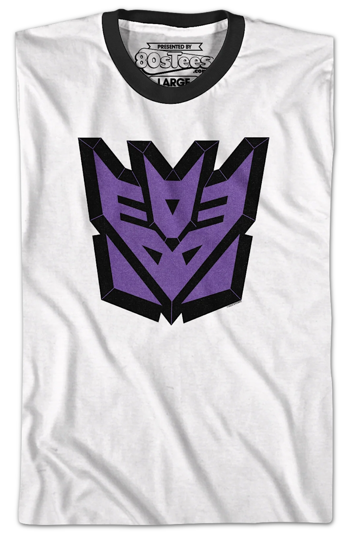 Decepticons Classic Logo Transformers Ringer Shirt - Image 2