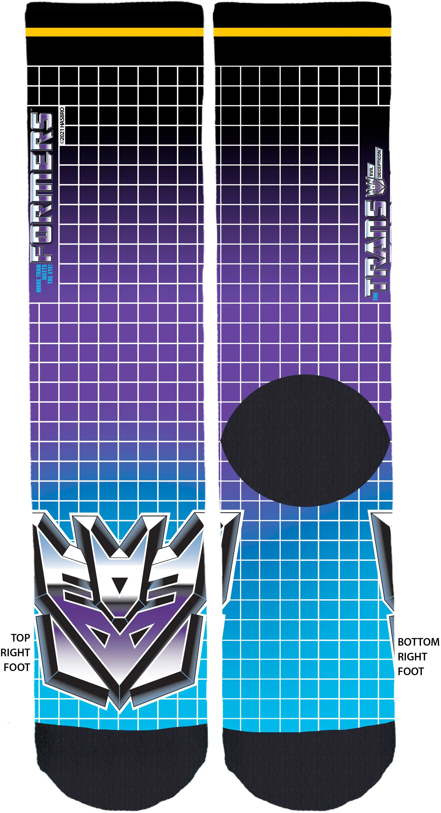 Decepticons Logo Transformers Socks - Image 3