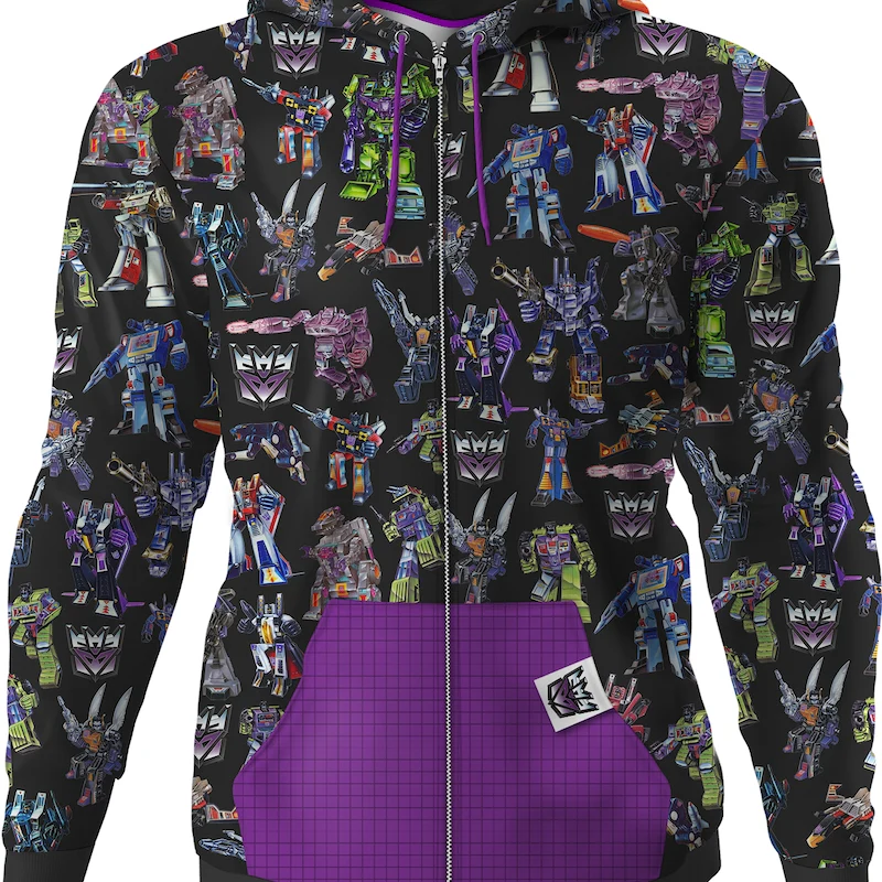 Decepticons Transformers Pocket Hoodie - Image 2