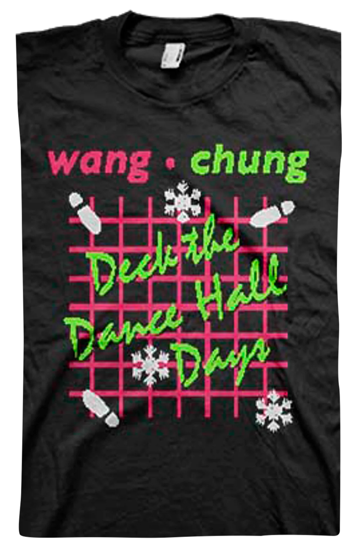 Deck the Dance Hall Days Wang Chung Christmas T-Shirt - Image 2