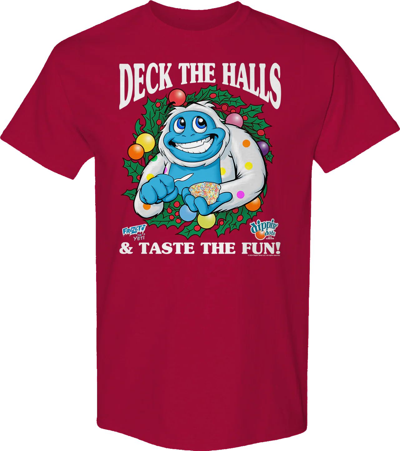 Deck The Halls & Taste The Fun Dippin' Dots T-Shirt