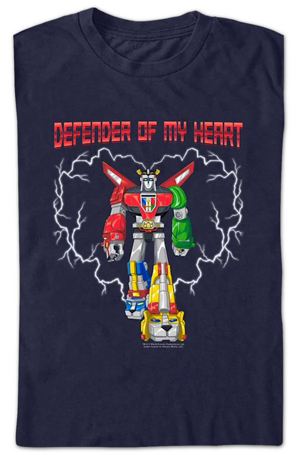 Defender Of My Heart Voltron T-Shirt - Image 2