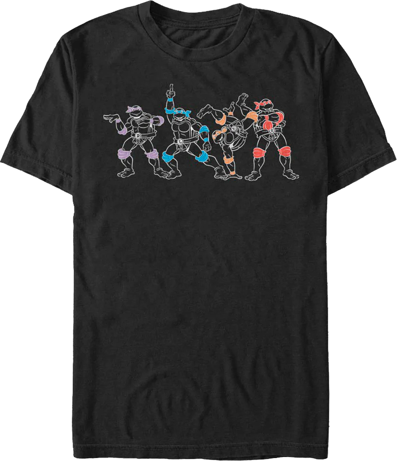 Defining Colors Teenage Mutant Ninja Turtles T-Shirt