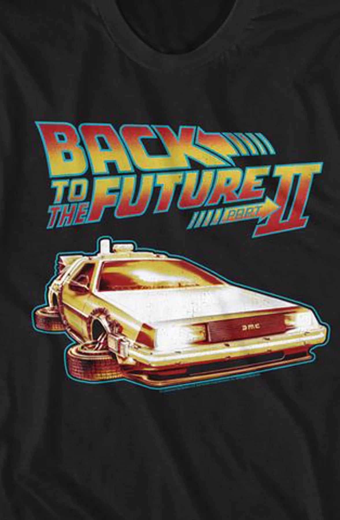 DeLorean Back To The Future Part II T-Shirt - Image 2