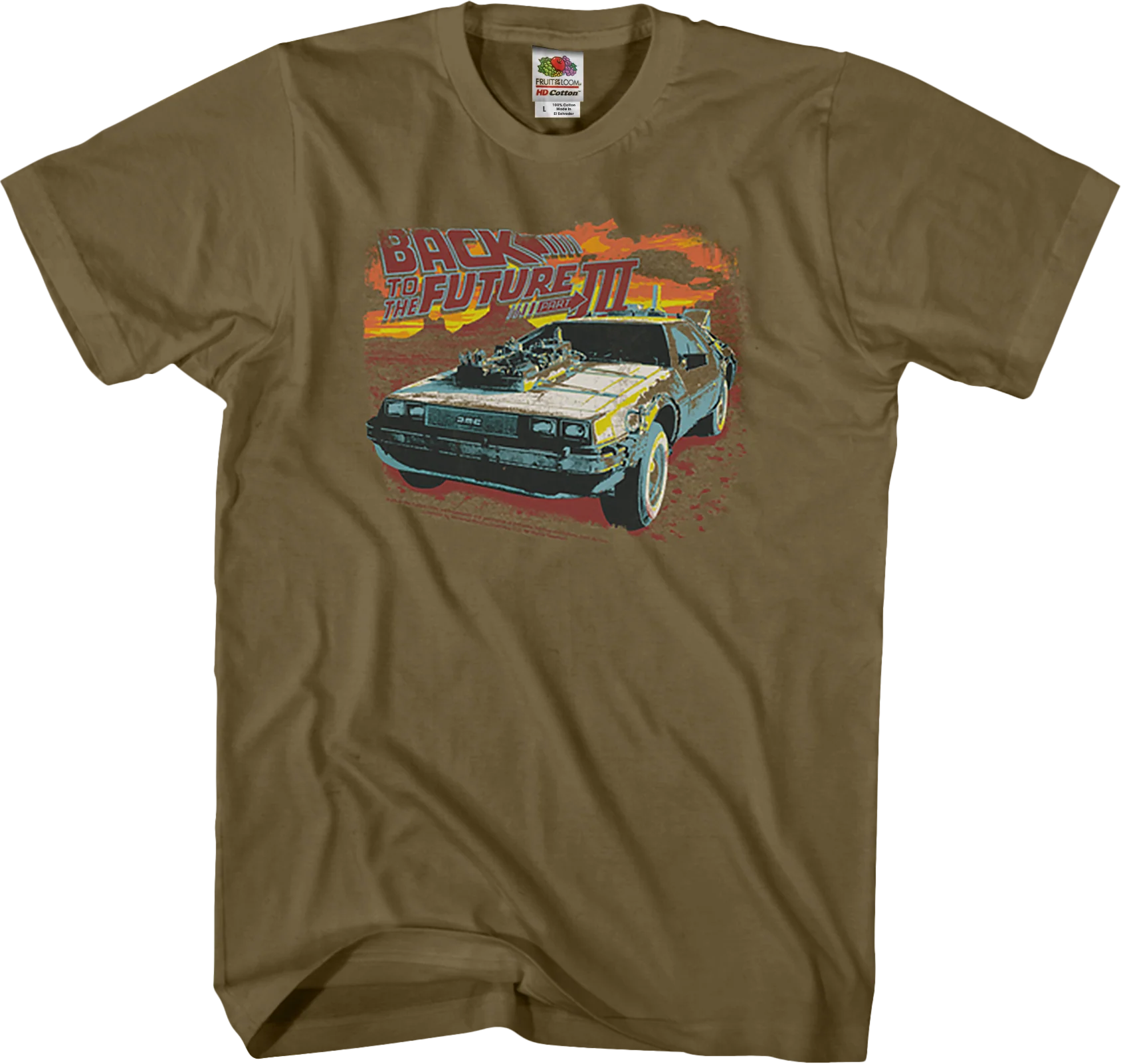DeLorean Back To The Future Part III T-Shirt