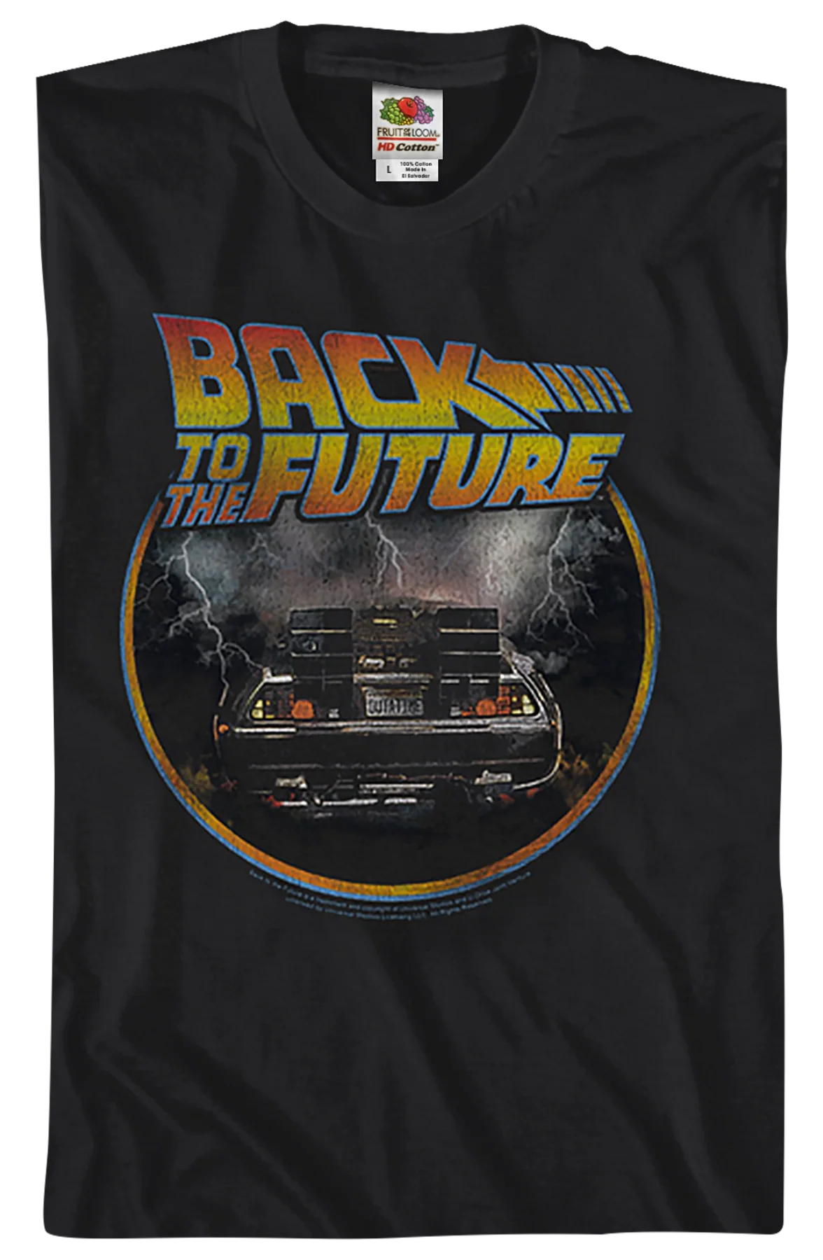 DeLorean Back To The Future T-Shirt - Image 2