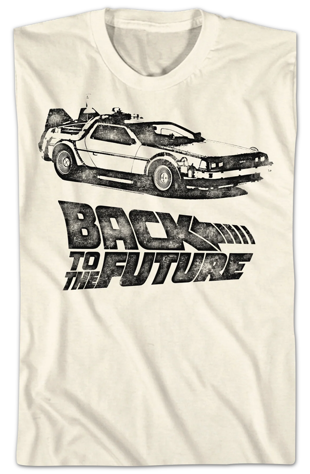 DeLorean Sketch Back To The Future T-Shirt - Image 2