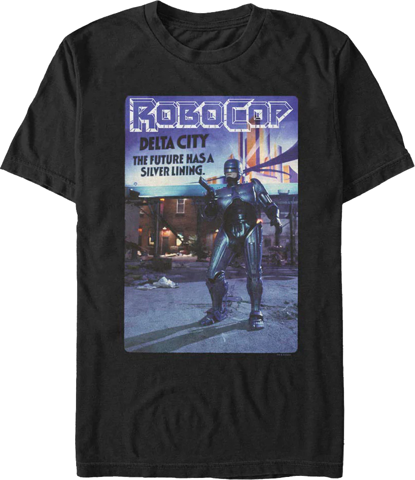 Delta City Poster Robocop T-Shirt