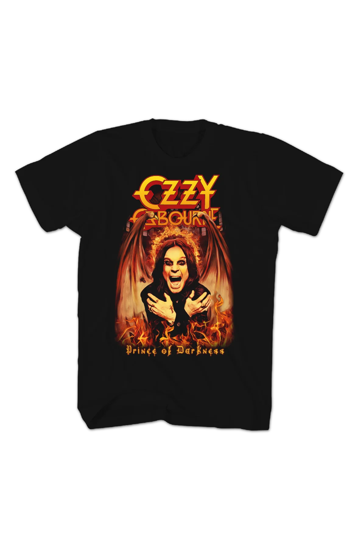Demon Wings Prince of Darkness Ozzy Osbourne T-Shirt - Image 2