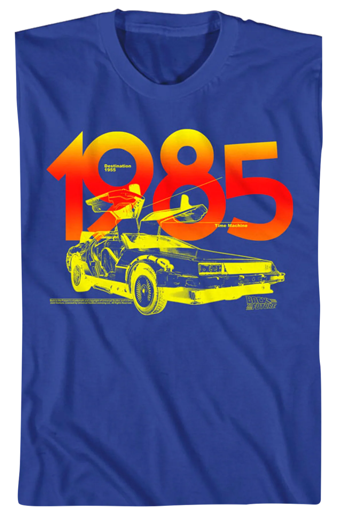 Destination 1985 Back To The Future T-Shirt - Image 2