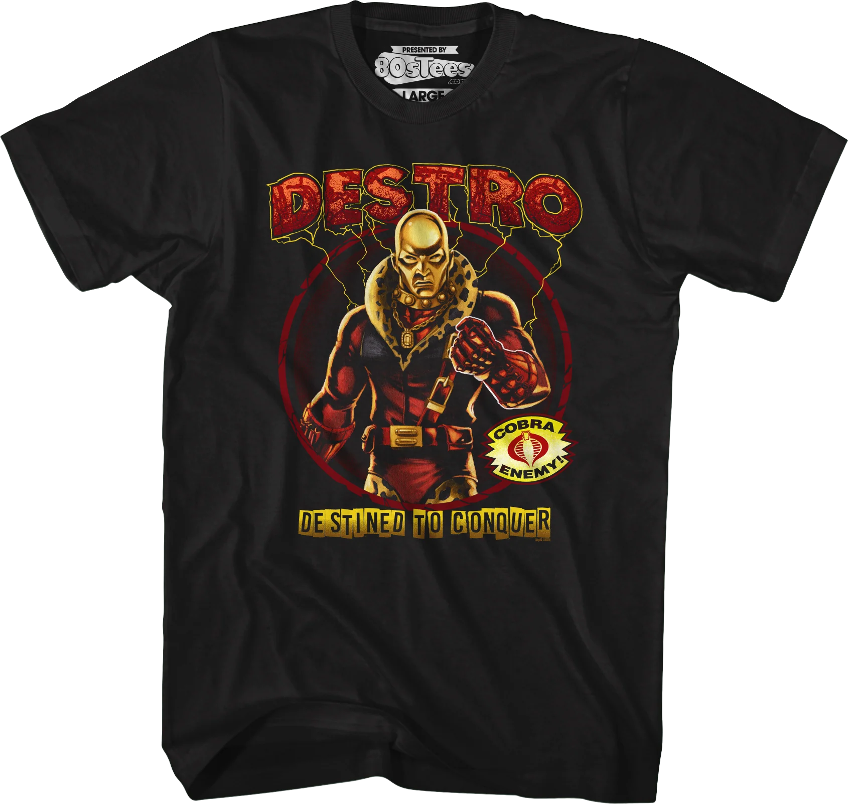 Destro Destined To Conquer GI Joe T-Shirt - Image 12