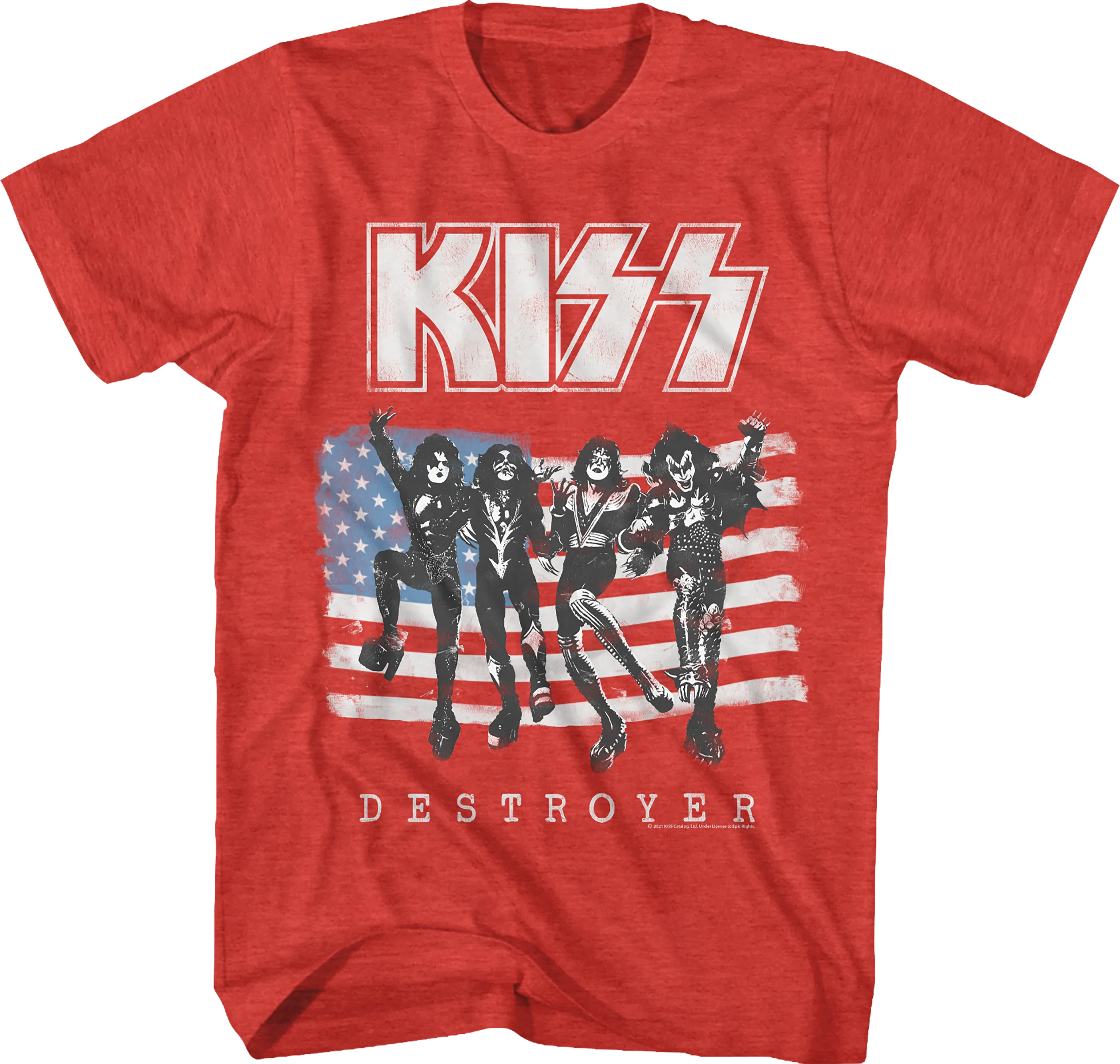 Destroyer Flag KISS T-Shirt