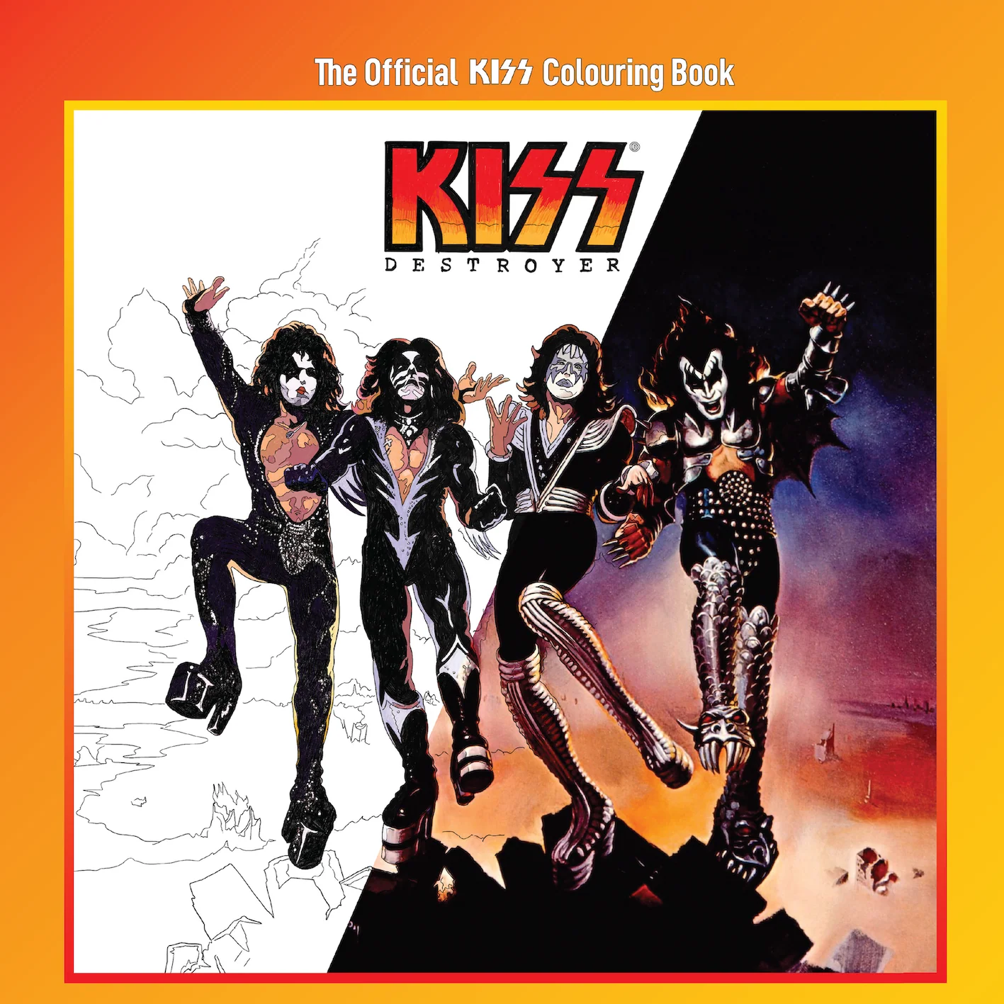 Destroyer Kiss Coloring Book