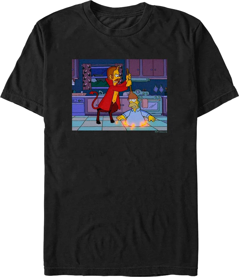 Devil Flanders The Simpsons T-Shirt