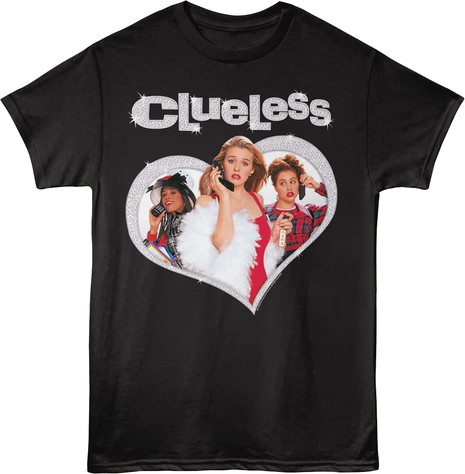 Diamond Heart Clueless T-Shirt