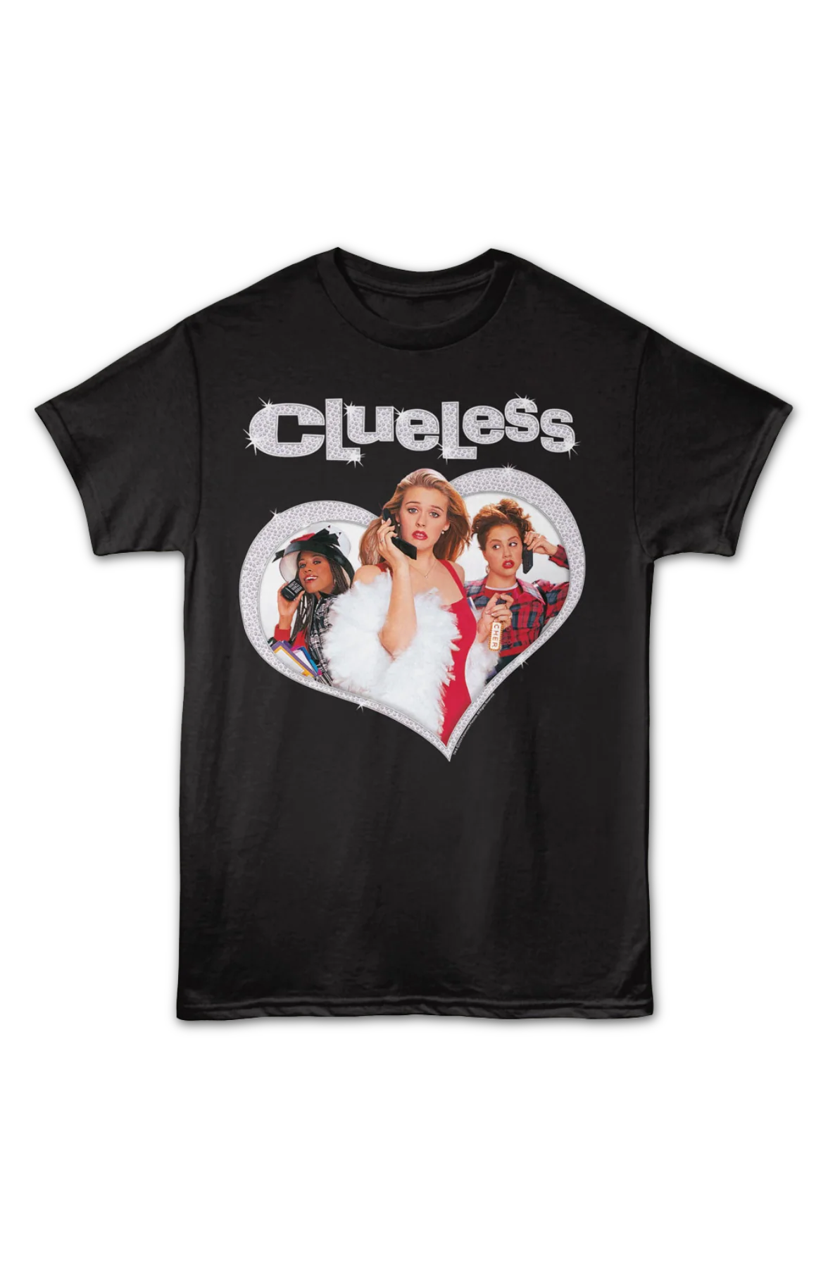 Diamond Heart Clueless T-Shirt - Image 2