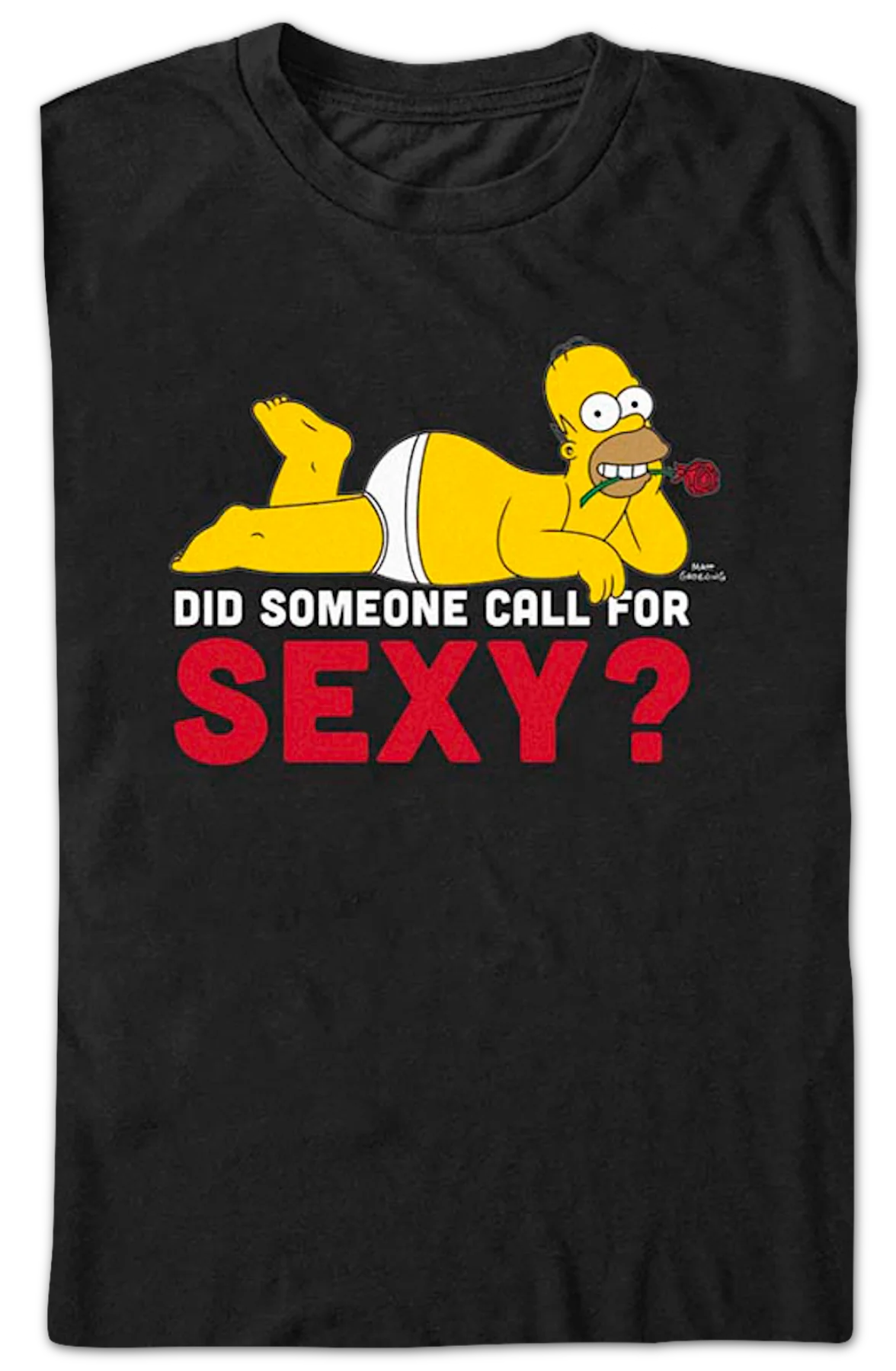 Did Someone Call For Sexy? Simpsons T-Shirt - Image 2