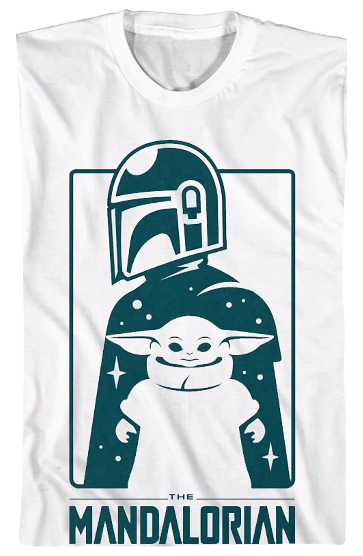 Din Djarin And The Child The Mandalorian Star Wars T-Shirt - Image 2