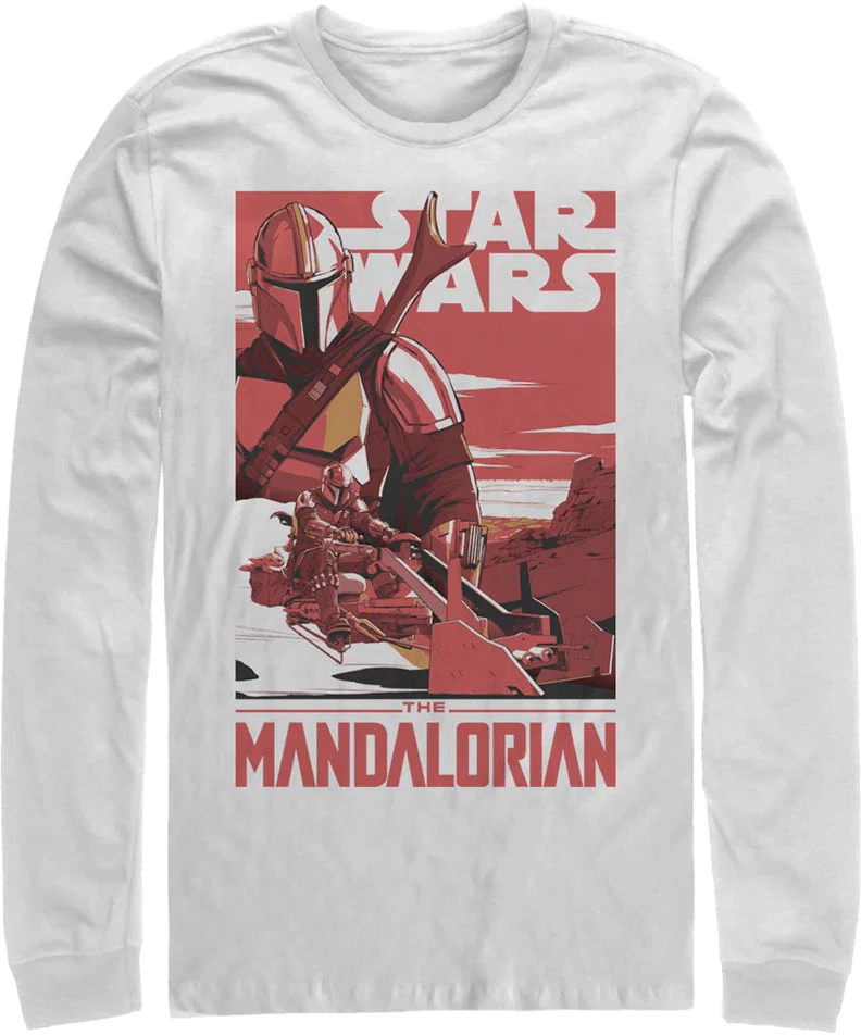 Din Djarin Poster The Mandalorian Star Wars Long Sleeve Shirt