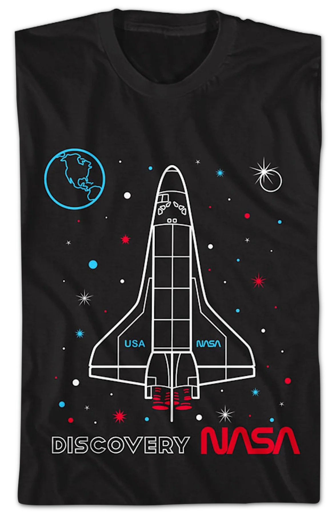 Discovery Outline NASA T-Shirt - Image 2