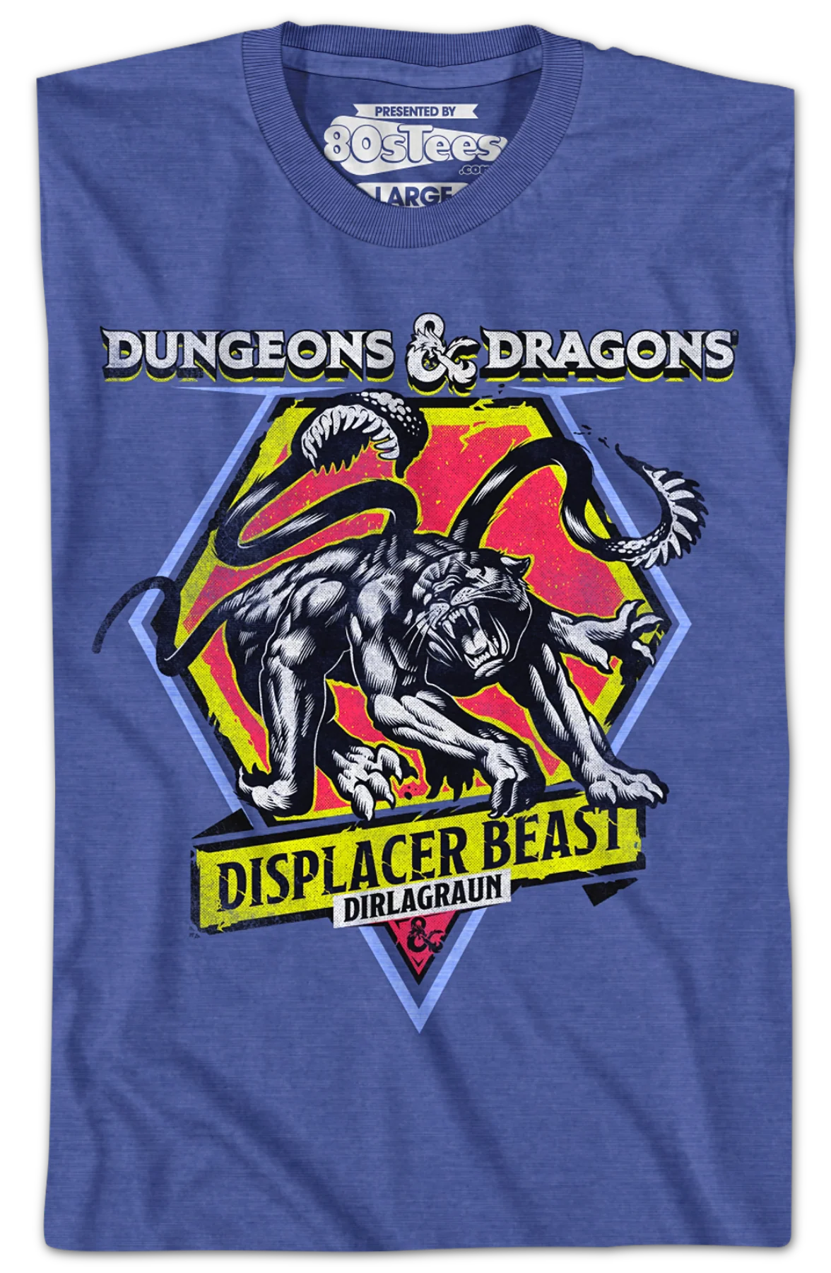 Displacer Beast Dirlagraun Dungeons & Dragons T-Shirt - Image 2