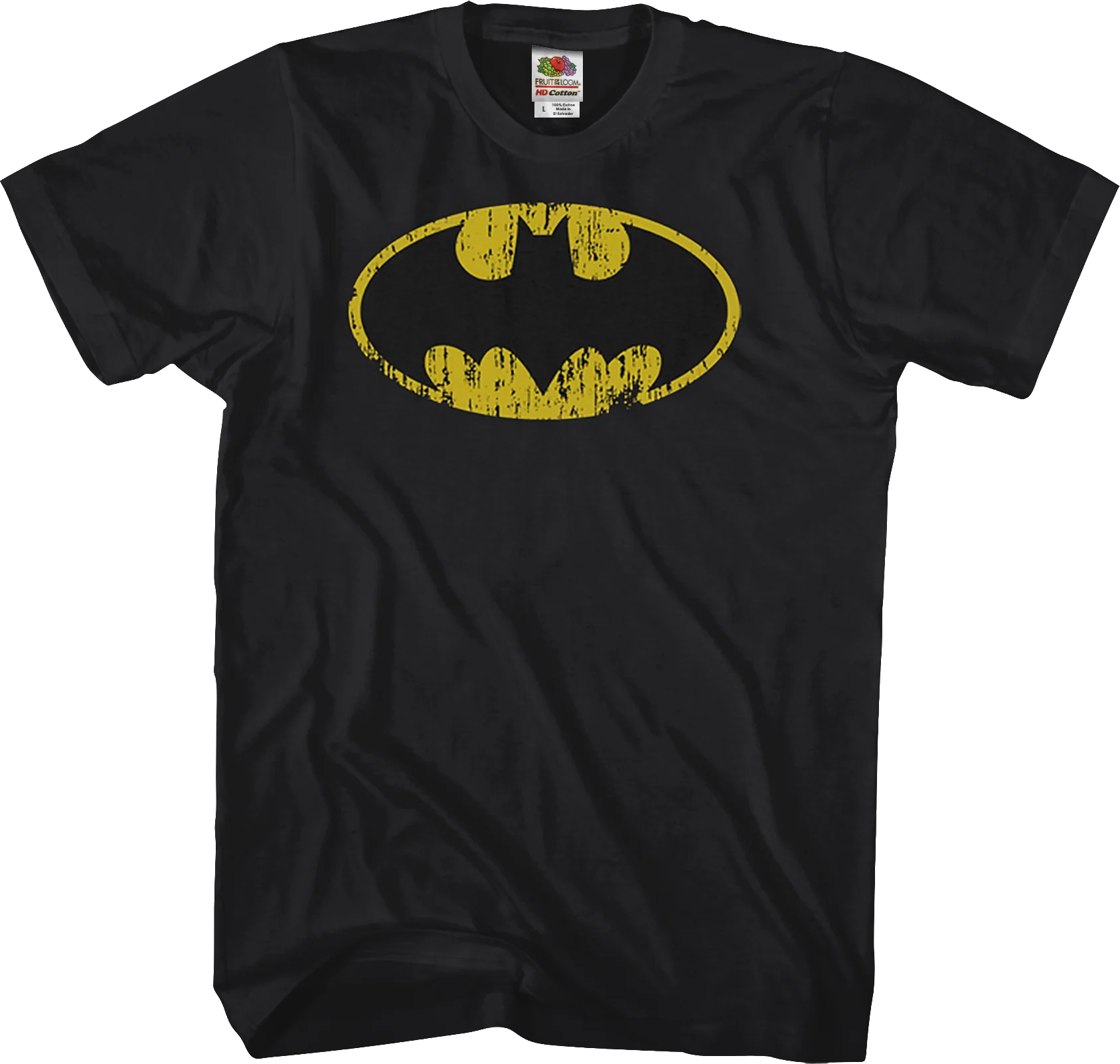 Distressed Bat Symbol Batman T-Shirt