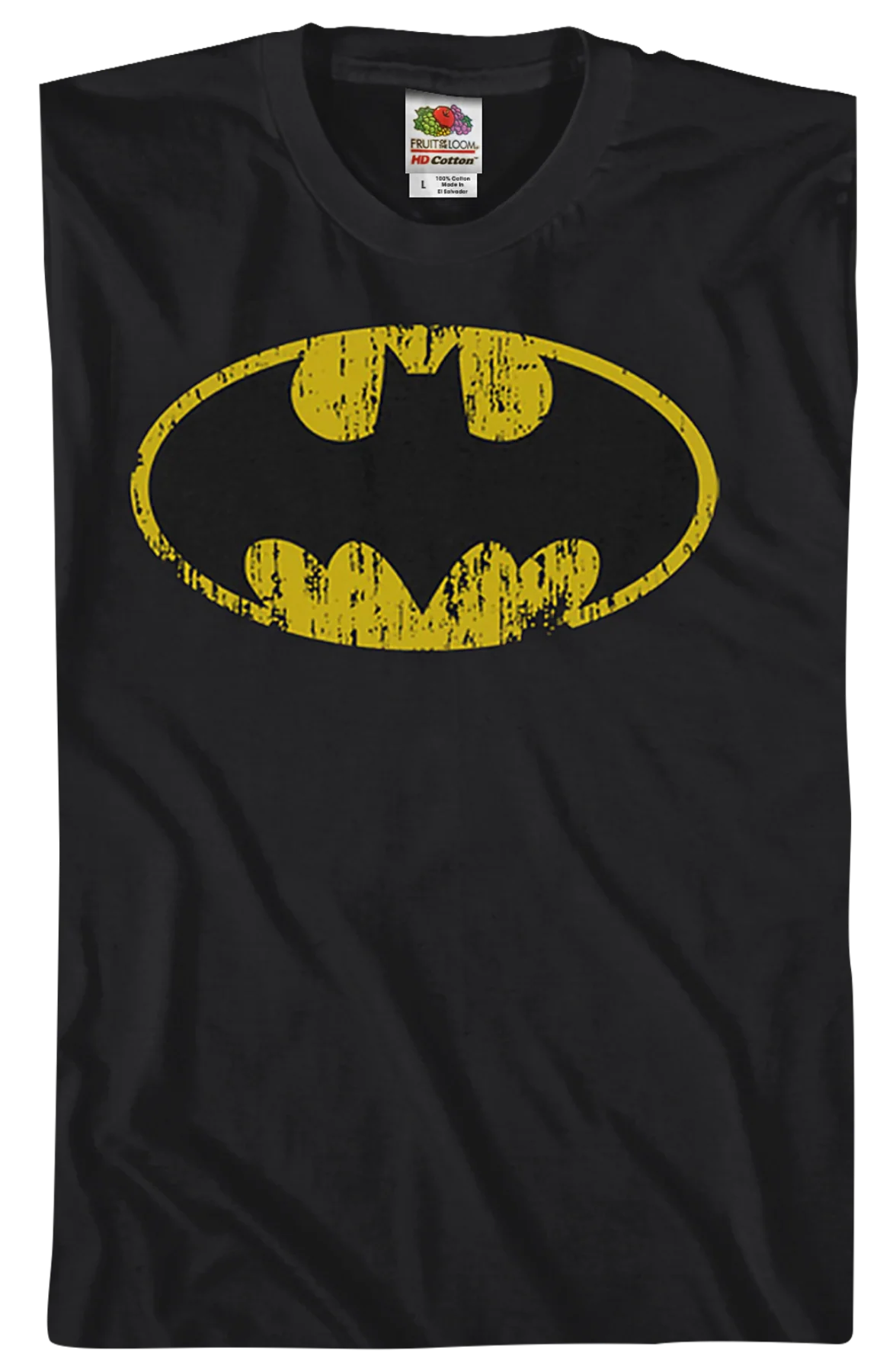 Distressed Bat Symbol Batman T-Shirt - Image 2