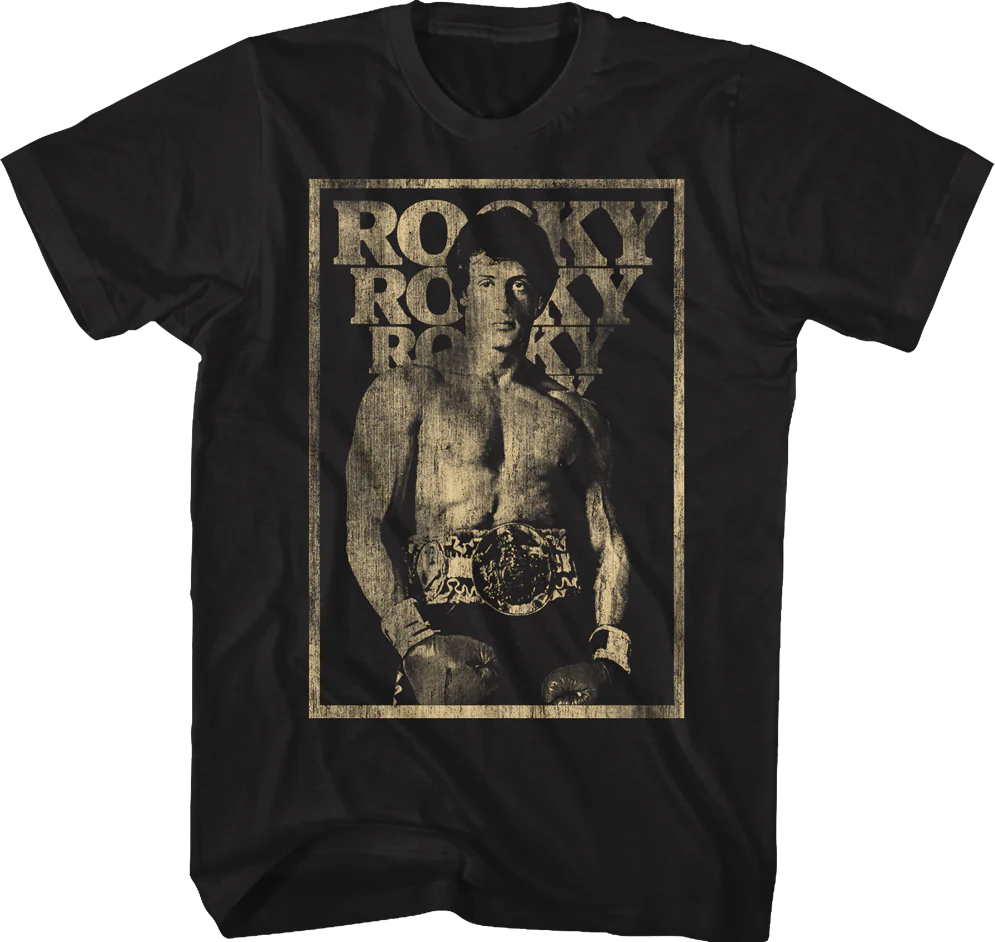 Distressed Championship Rocky T-Shirt