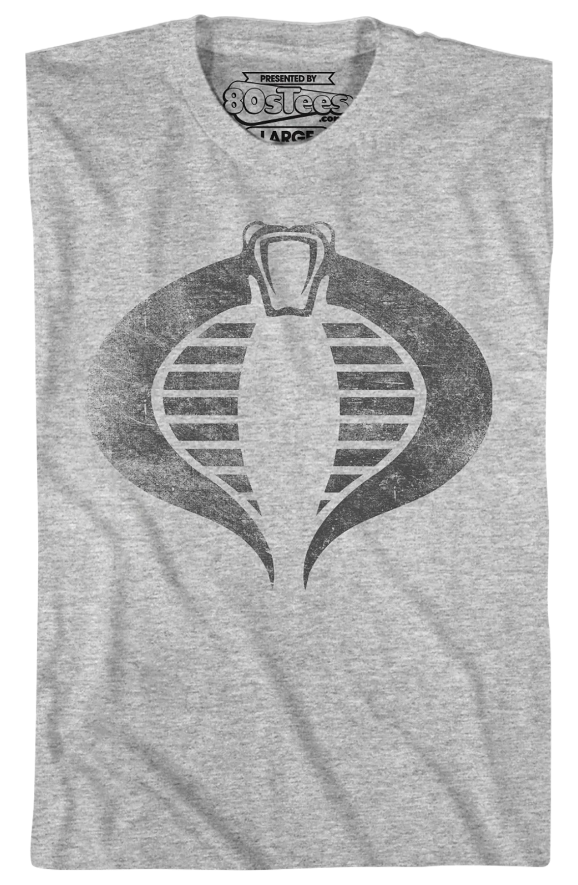 Distressed Cobra Logo GI Joe T-Shirt - Image 2