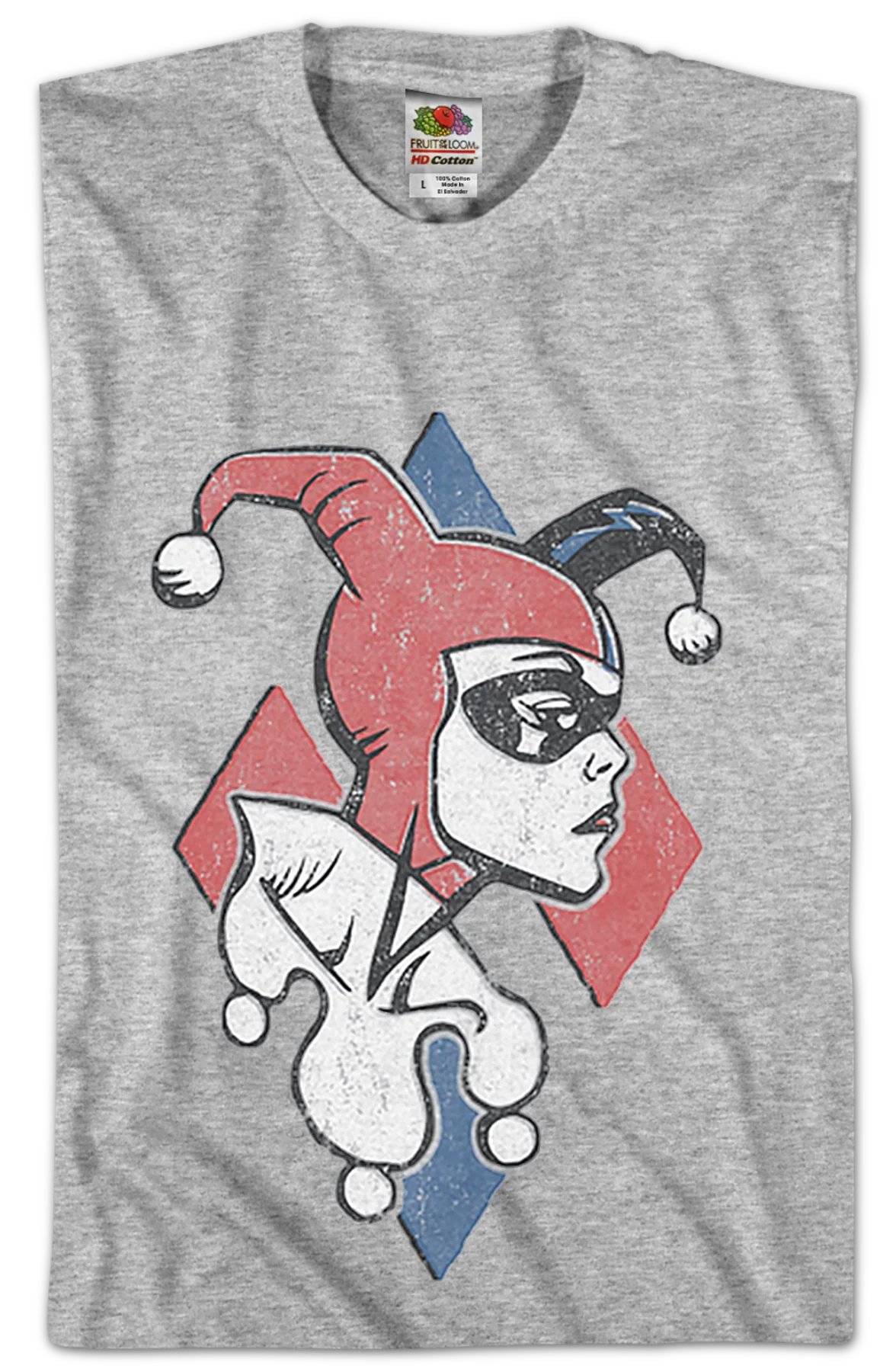 Distressed Harley Quinn DC Comics T-Shirt - Image 2