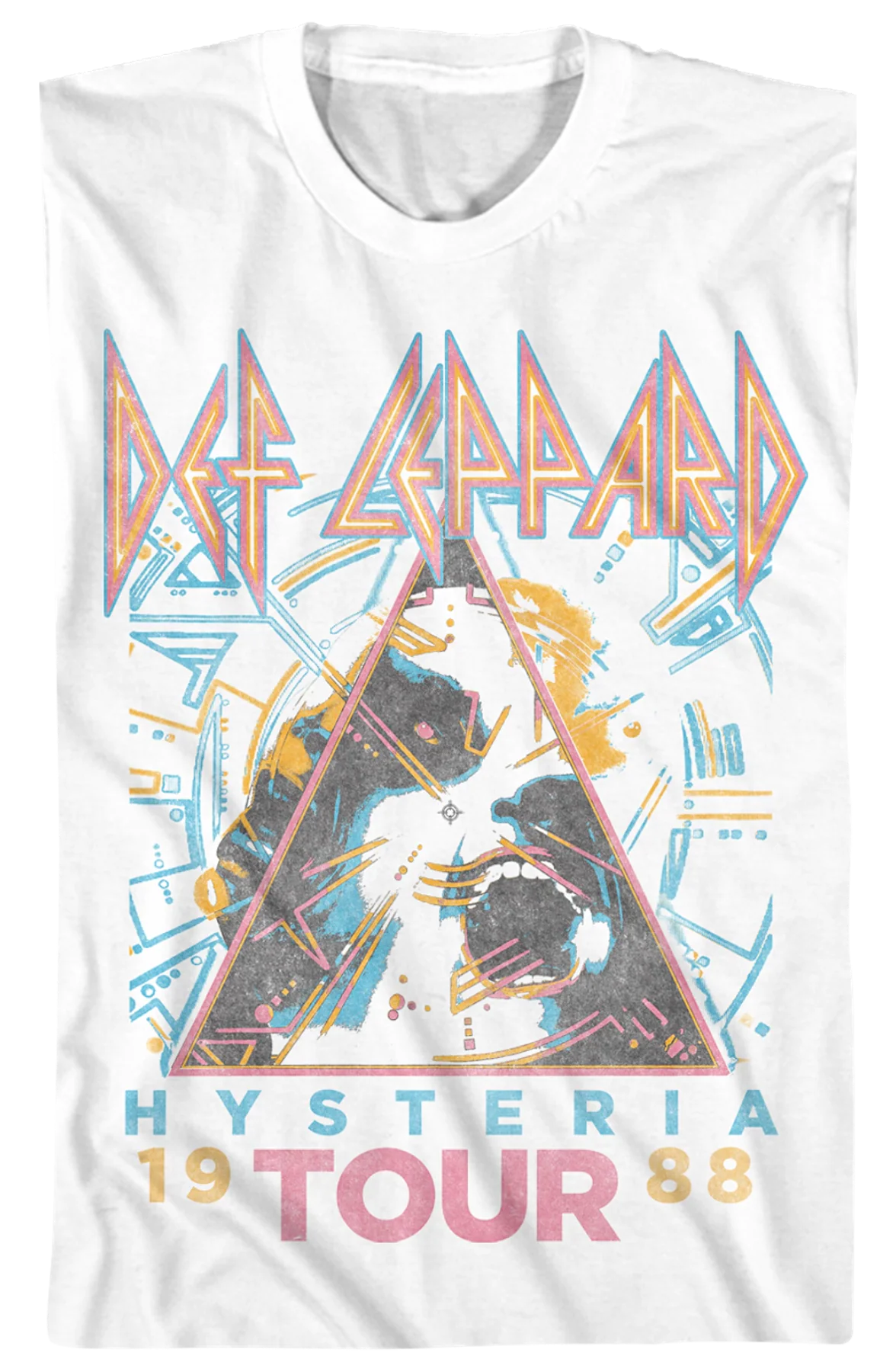 Distressed Hysteria Tour Def Leppard T-Shirt - Image 2