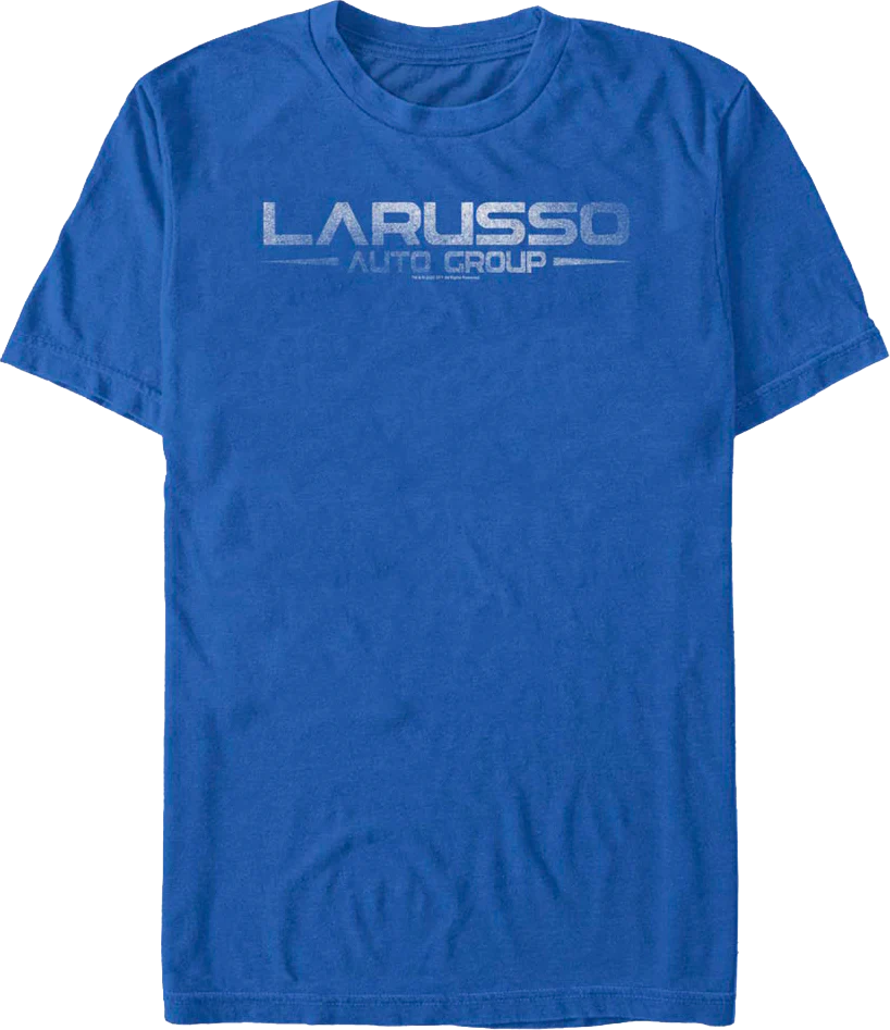 Distressed LaRusso Auto Group Logo Cobra Kai T-Shirt