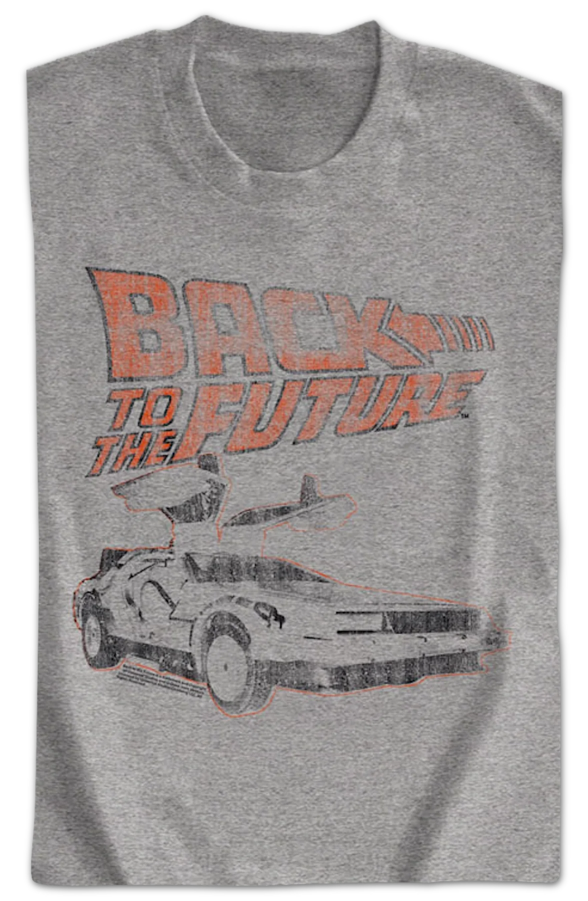 Distressed Logo And DeLorean Back To The Future Sweatshirt - Image 2