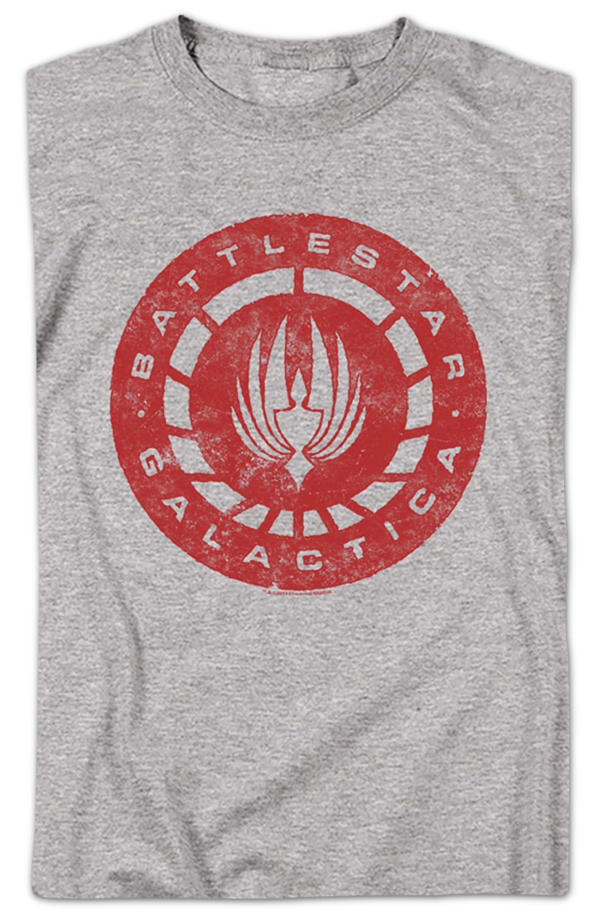 Distressed Logo Battlestar Galactica T-Shirt - Image 2