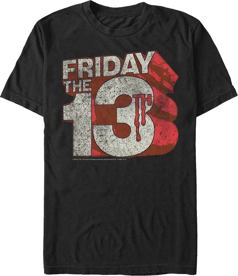 Distressed Logo Friday the 13th T-Shirt