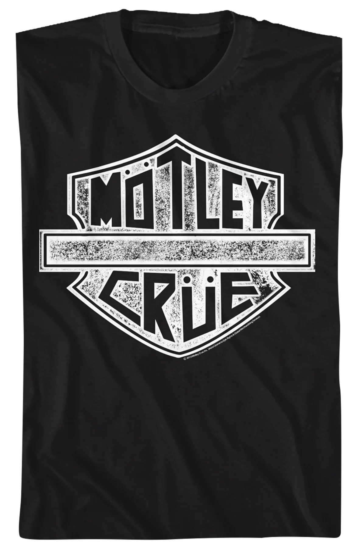 Distressed Motorcycle Logo Motley Crue T-Shirt - Image 2
