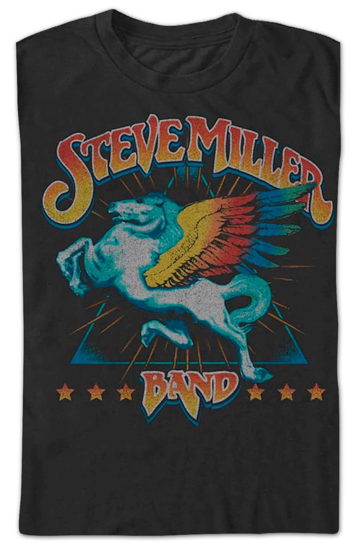 Distressed Pegasus Steve Miller Band T-Shirt - Image 2