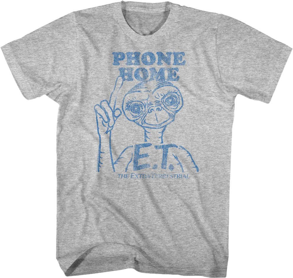 Distressed Phone Home ET Shirt