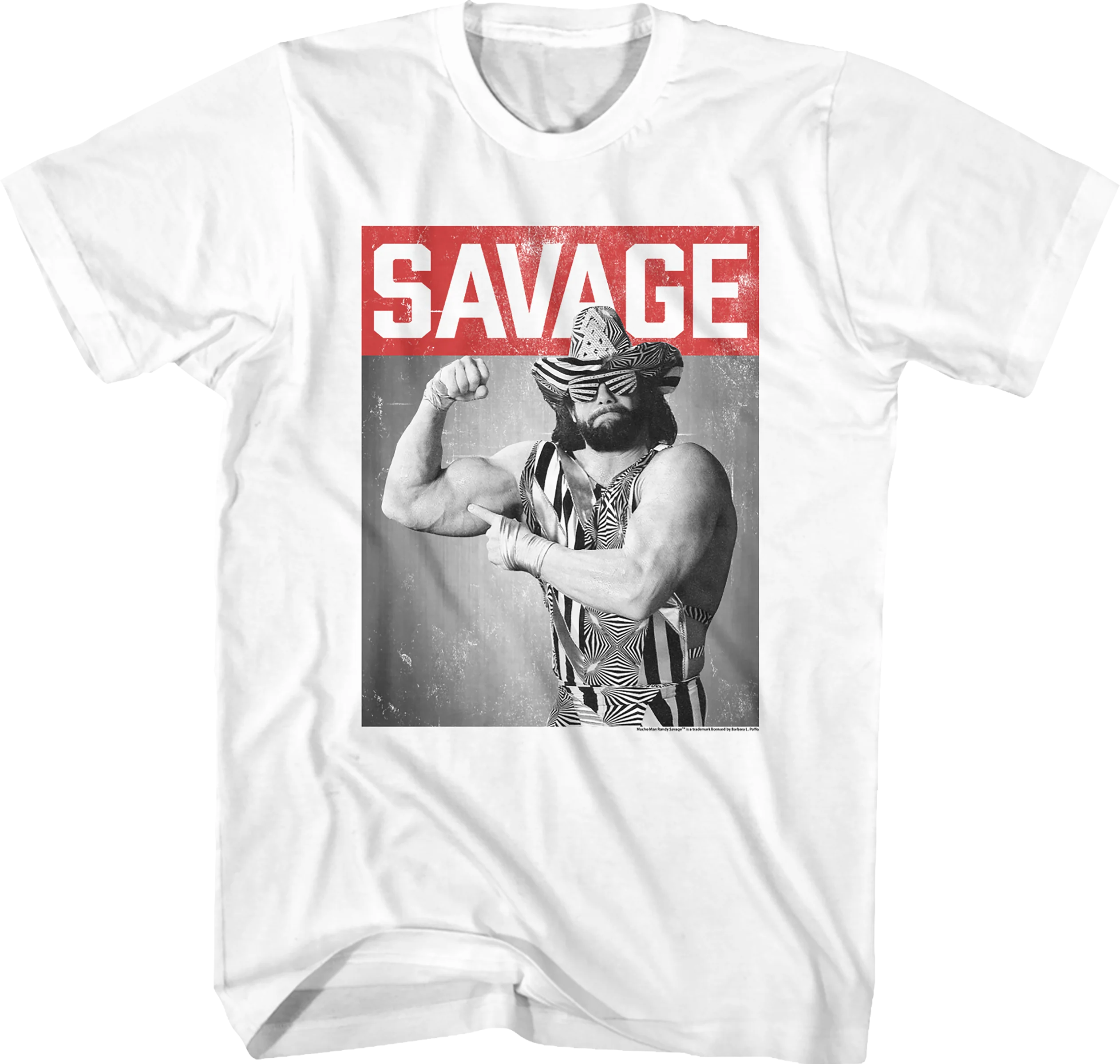 Distressed Photo Macho Man Randy Savage T-Shirt