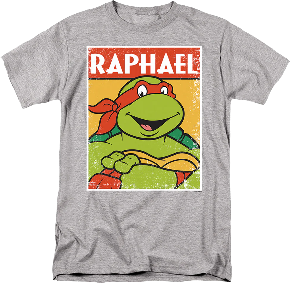 Distressed Raphael Photo Teenage Mutant Ninja Turtles T-Shirt