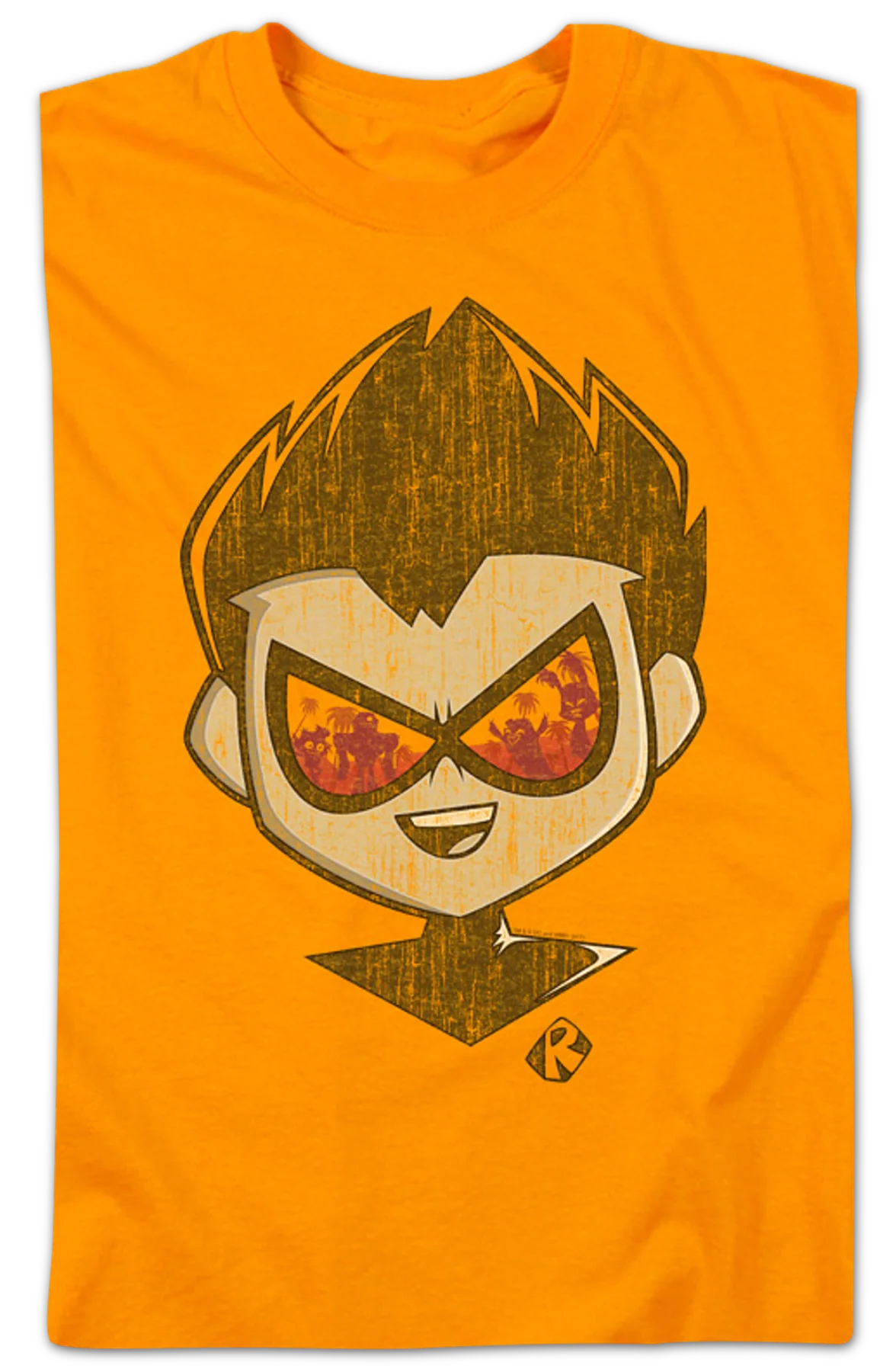 Distressed Robin Teen Titans Go T-Shirt - Image 2