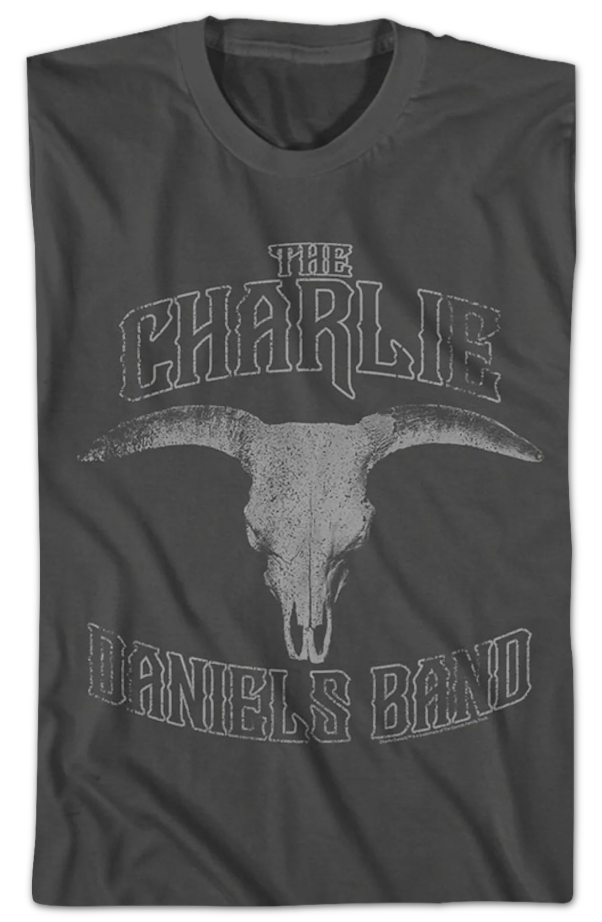 Distressed Skull Charlie Daniels Band T-Shirt - Image 2