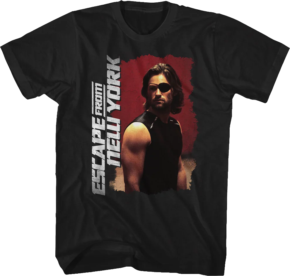 Distressed Snake Plissken Escape From New York T-Shirt